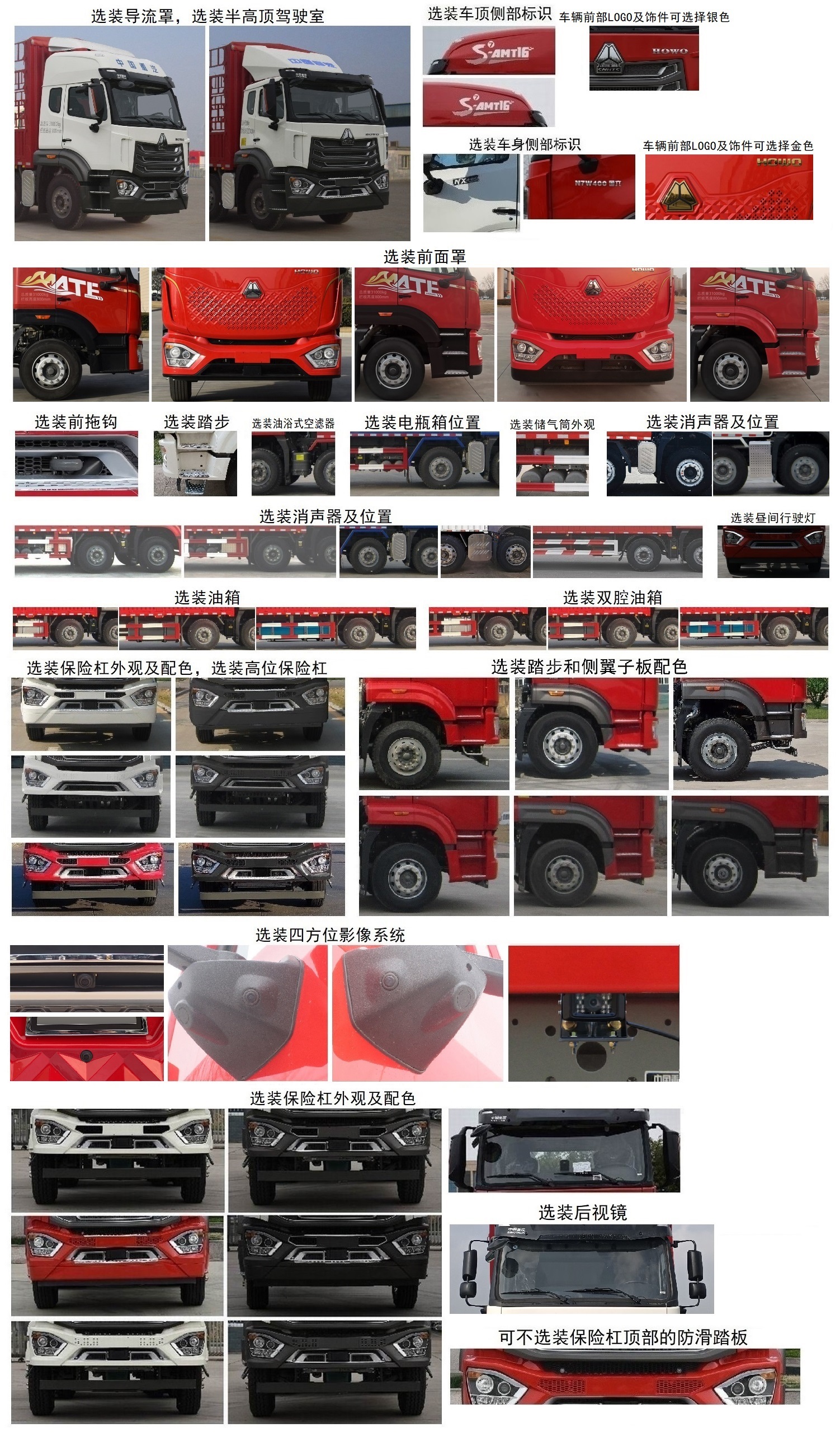 豪沃牌ZZ5317CCYN46MJF1仓栅式运输车公告图片