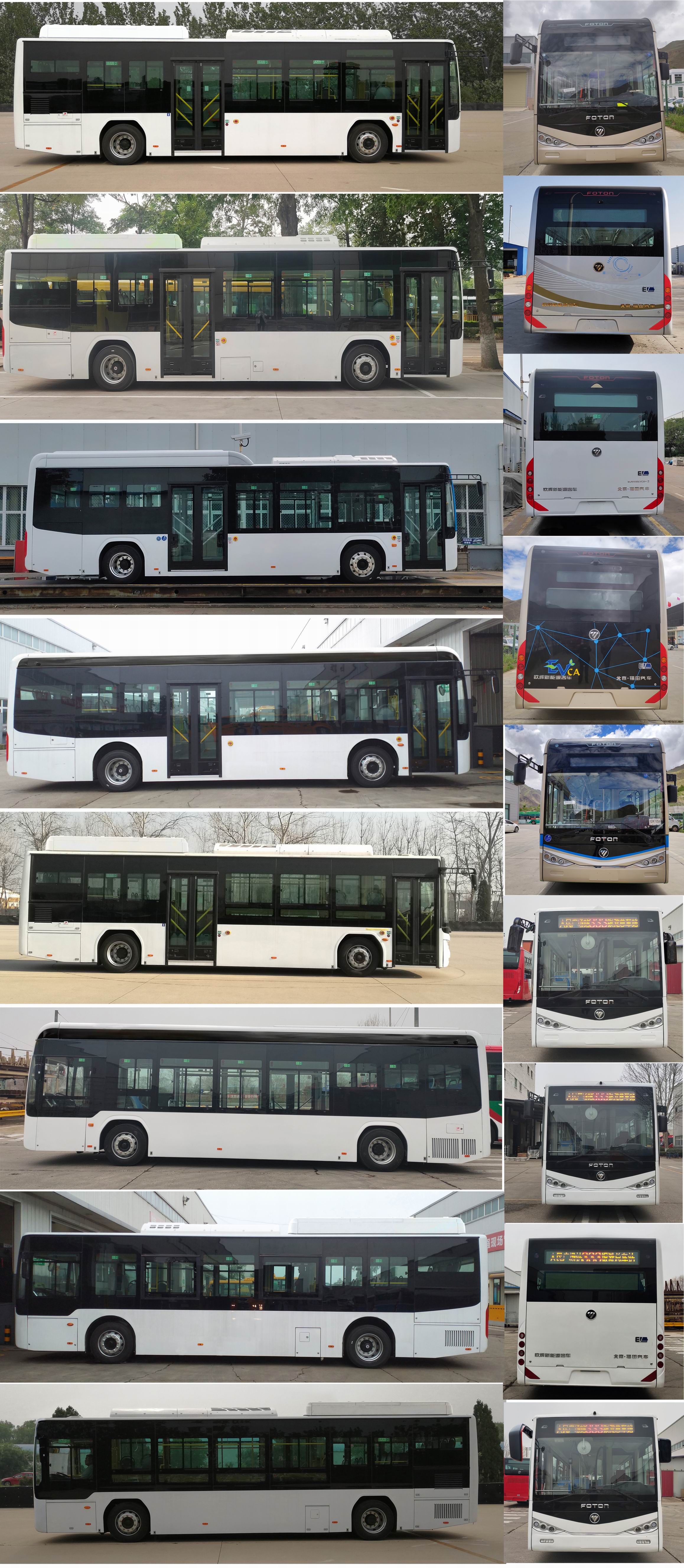 福田牌BJ6109EVCA-2纯电动低入口城市客车公告图片