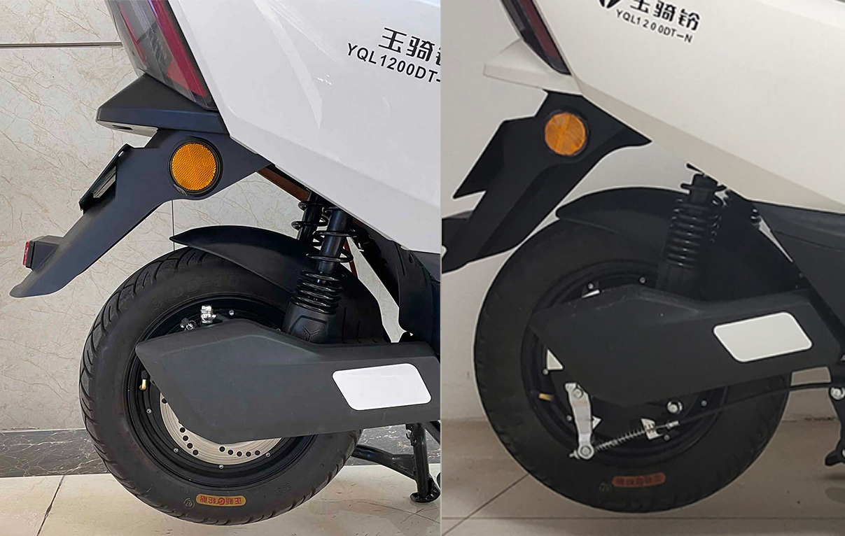 玉骑铃牌YQL1200DT-N电动两轮摩托车公告图片