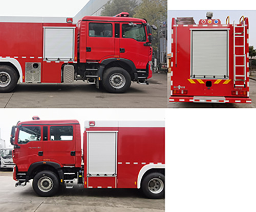 程力威牌CLW5280GXFSG120/HW水罐消防车公告图片