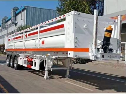 安瑞科牌13米3.3吨3轴高压气体运输半挂车(HGJ9362GGQ)