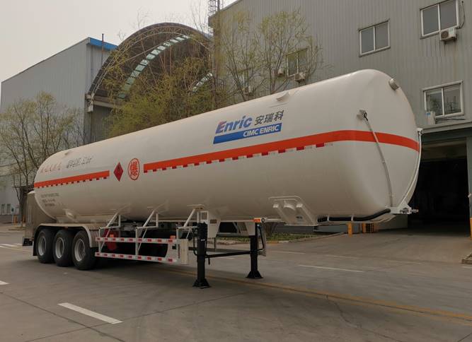安瑞科牌13.2米24.4吨3轴低温液体运输半挂车(HGJ9402GDY)