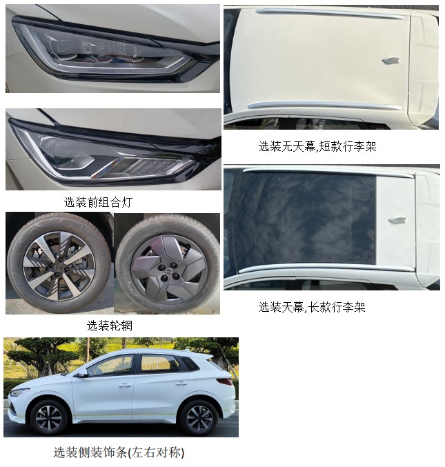 比亚迪牌BYD7002BEV11纯电动轿车公告图片