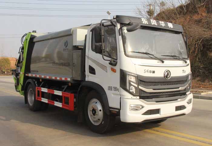 縱昂牌CLT5121ZYSEQ6壓縮式垃圾車(chē)公告圖片