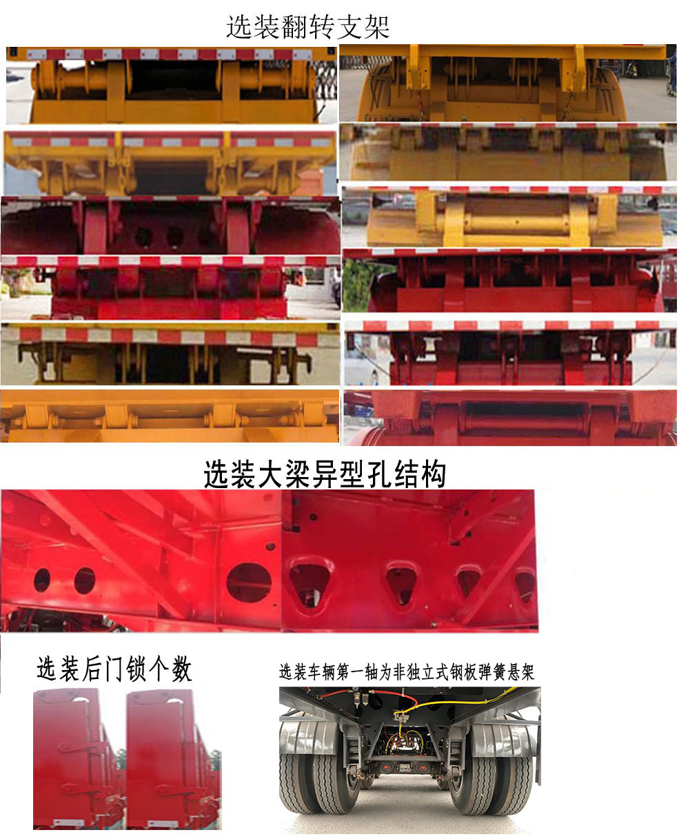 蜀汽牌GCJ9380Z自卸半挂车公告图片