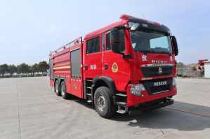 适航牌WKL5280GXFSG120/HW水罐消防车