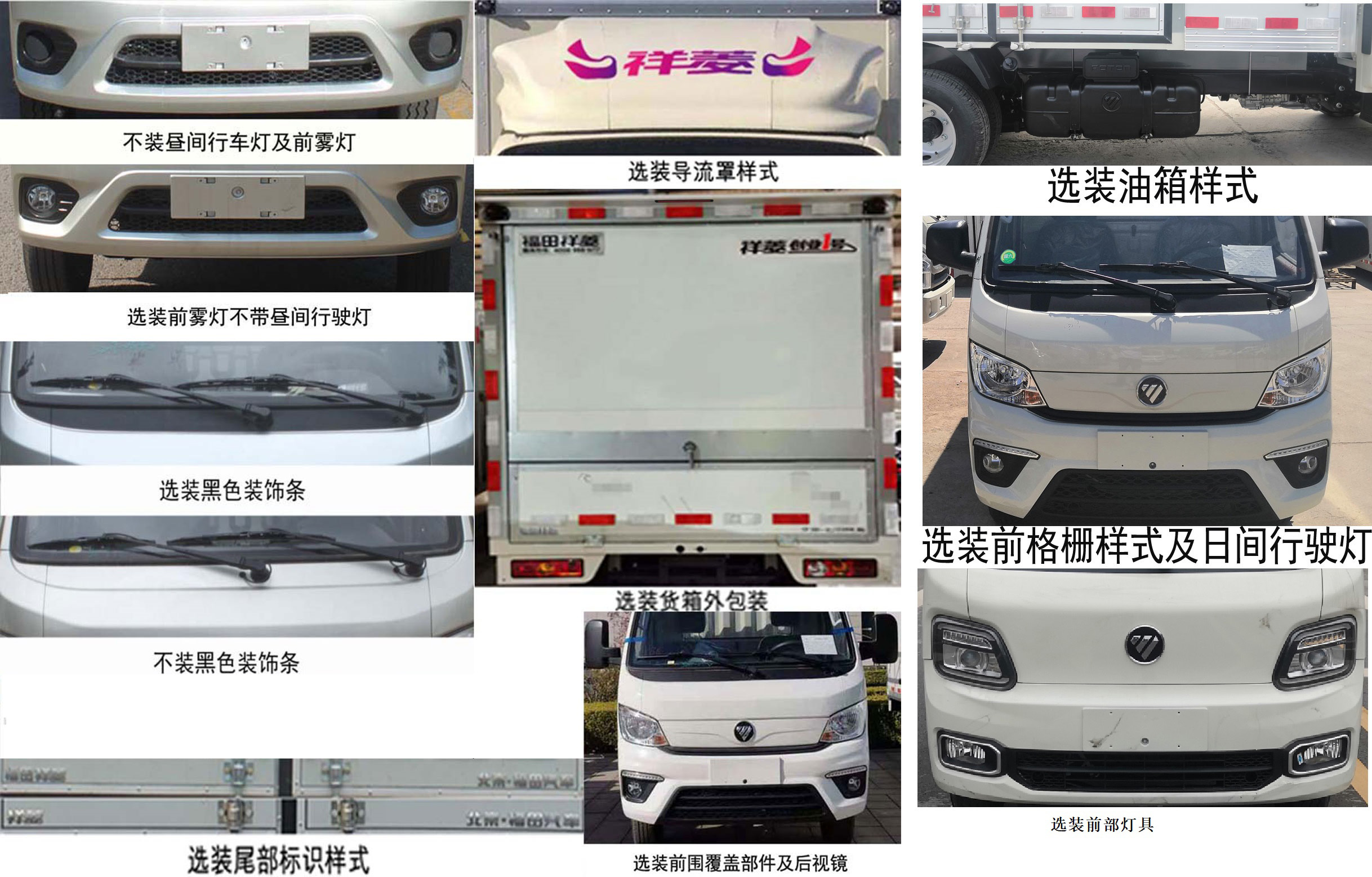 福田牌BJ5031XYK3JV4-62翼開啟廂式車公告圖片