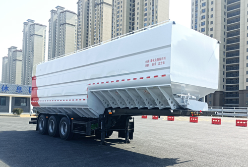 华通牌11米30.8吨3轴散装饲料运输半挂车(HCQ9404ZSLHM)