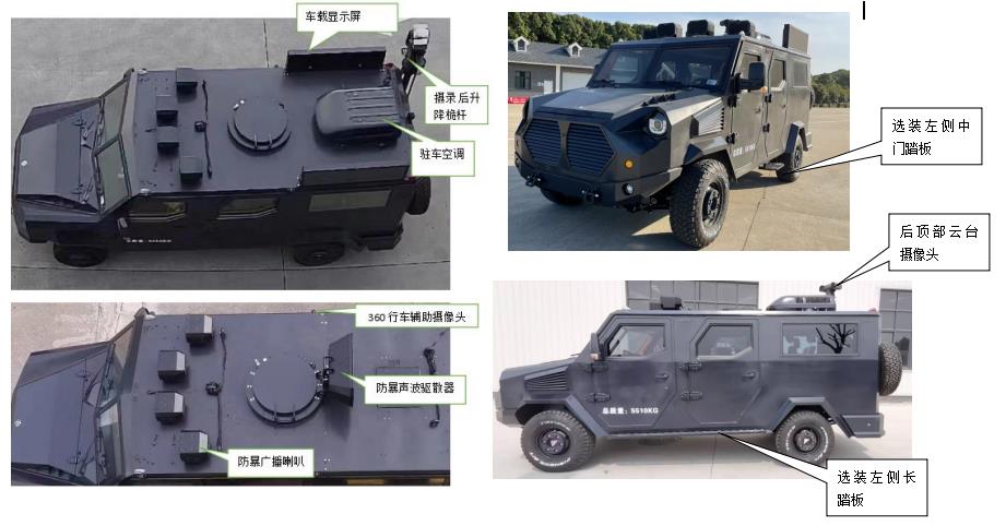 盾甲牌GDJ5063XFB防暴車公告圖片