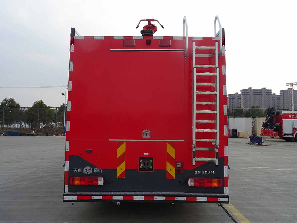 天河牌LLX5176GXFGF40/H干粉消防車(chē)公告圖片