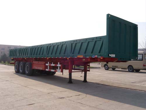 中集牌13米31.9吨3轴自卸半挂车(ZJV9401ZZXDY)