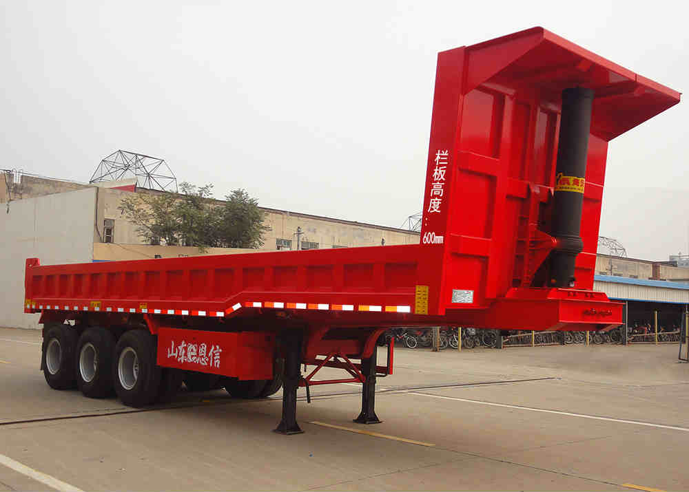 恩信事业牌10.4米32.2吨3轴自卸半挂车(HEX9404Z)