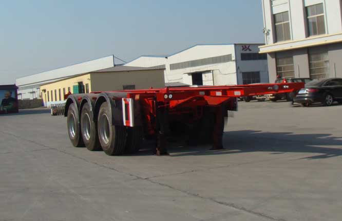 远东汽车牌9米35.6吨3轴集装箱运输半挂车(YDA9405TJZ)