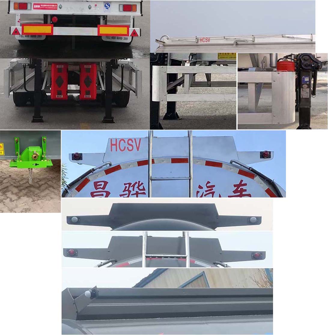 昌骅牌HCH9406GRY42易燃液体罐式运输半挂车公告图片