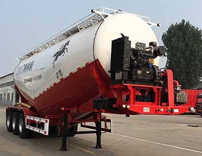 恩信事业牌11.5米32吨3轴低密度粉粒物料运输半挂车(HEX9403GFLAX)