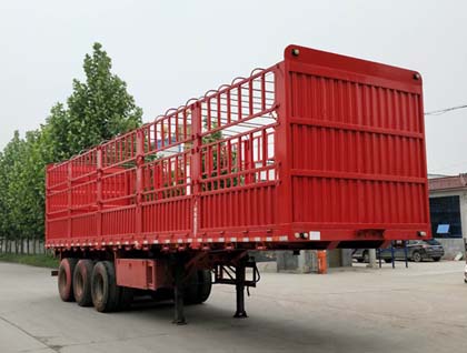 儒强牌11.5米34.2吨3轴仓栅式运输半挂车(LZA9401CCY)