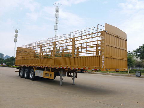 福狮牌13米33.4吨3轴仓栅式运输半挂车(LFS9406CCY)