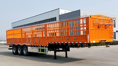 鲁畅达牌13米33.8吨3轴仓栅式运输半挂车(LCD9400CCYE)