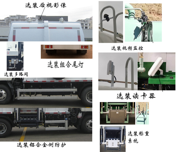 福龙马牌FLM5080TCAJL6餐厨垃圾车公告图片