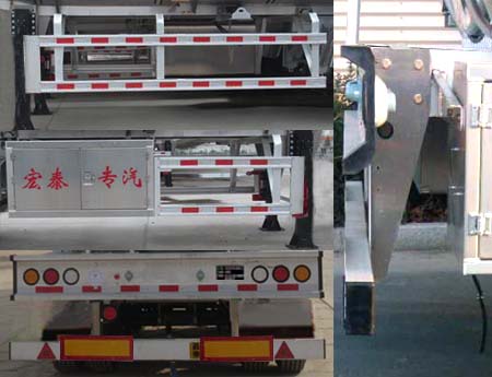 正康宏泰牌HHT9404GRYA铝合金易燃液体罐式运输半挂车公告图片