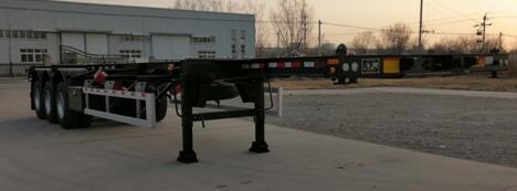安瑞科牌13米34.7吨3轴高压气体长管骨架半挂车(HGJ9401TGY)
