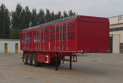 鲁畅达牌11.5米34.2吨3轴仓栅式运输半挂车(LCD9401CCY)