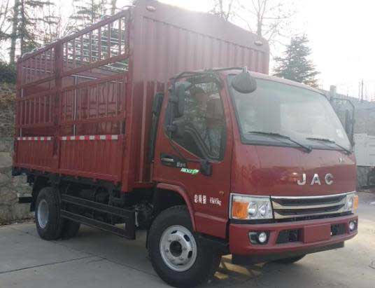 江淮牌HFC5088CCYP21K1C7S倉柵式運輸車公告圖片