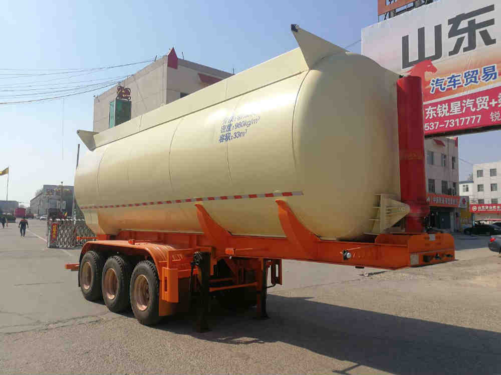 恩信事业牌9米31.8吨3轴中密度粉粒物料运输半挂车(HEX9401GFLZ)