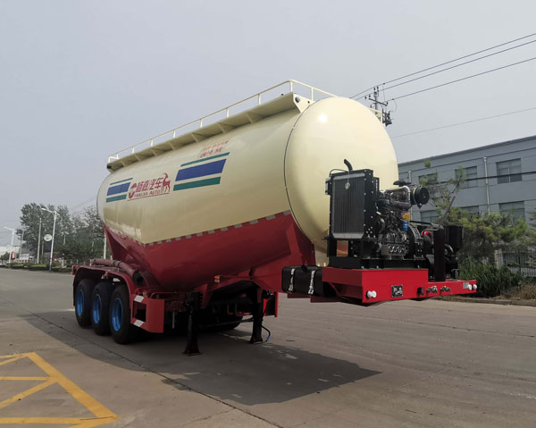 杨嘉牌9.3米33.8吨3轴中密度粉粒物料运输半挂车(LHL9401GFLC)