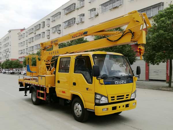 程力威牌CLW5061JGKQ6高空作业车公告图片