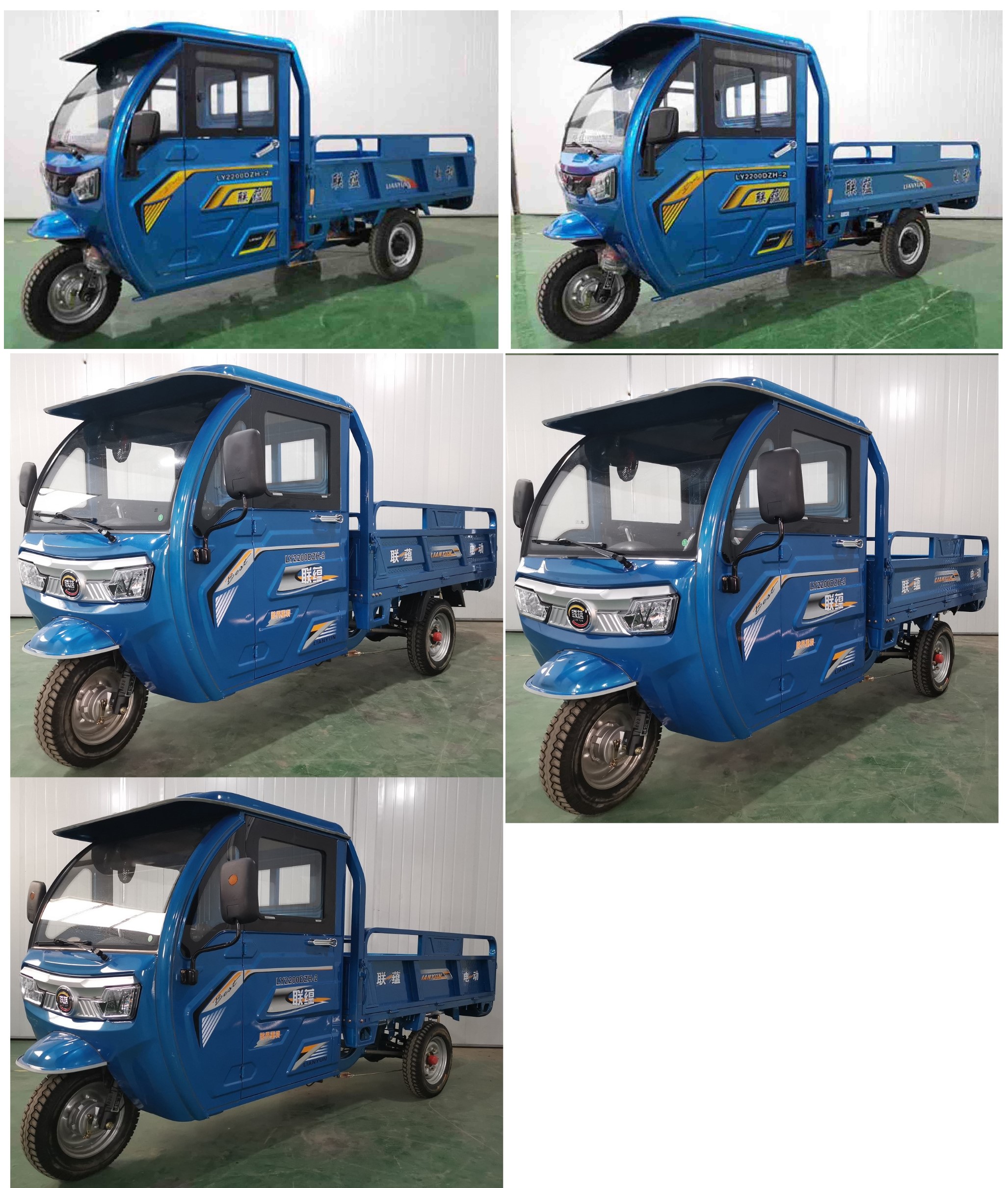 联蕴牌LY2200DZH-2电动正三轮摩托车公告图片