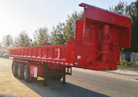 鲁专聚鑫牌9.8米32.7吨3轴自卸半挂车(ZJX9400Z38)