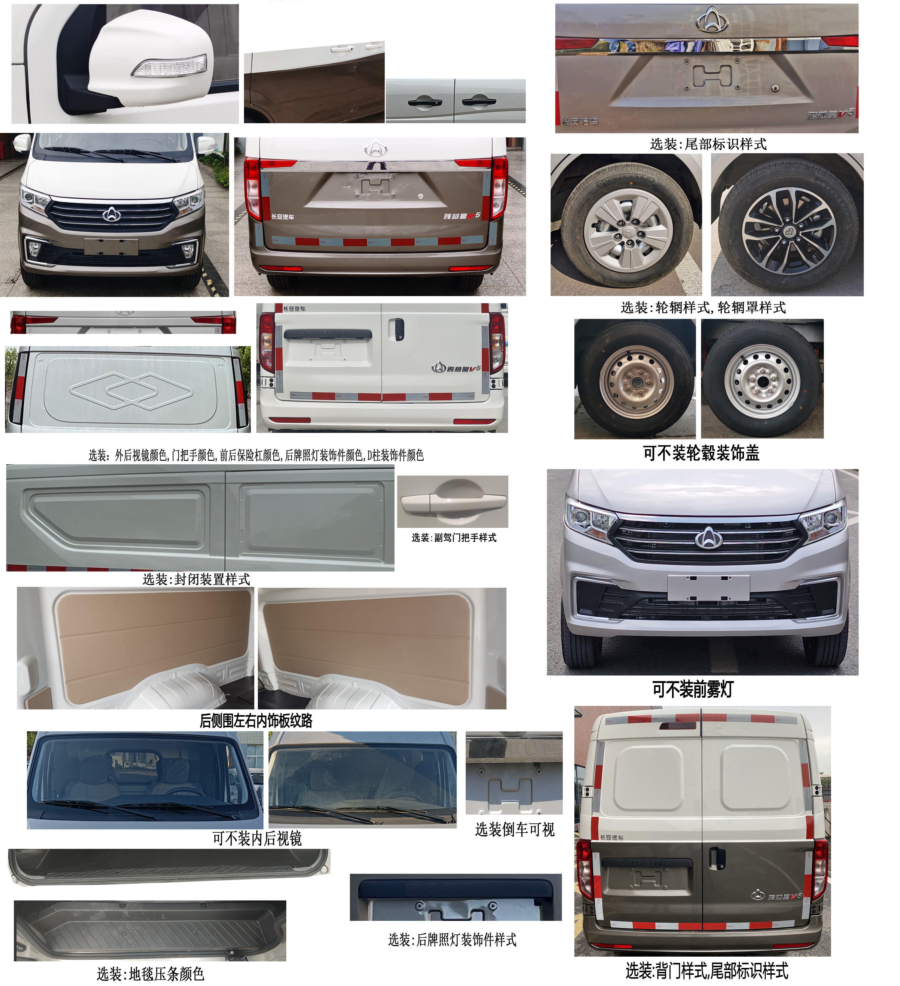 長安牌SC5021XXYVQ6BA廂式運輸車公告圖片