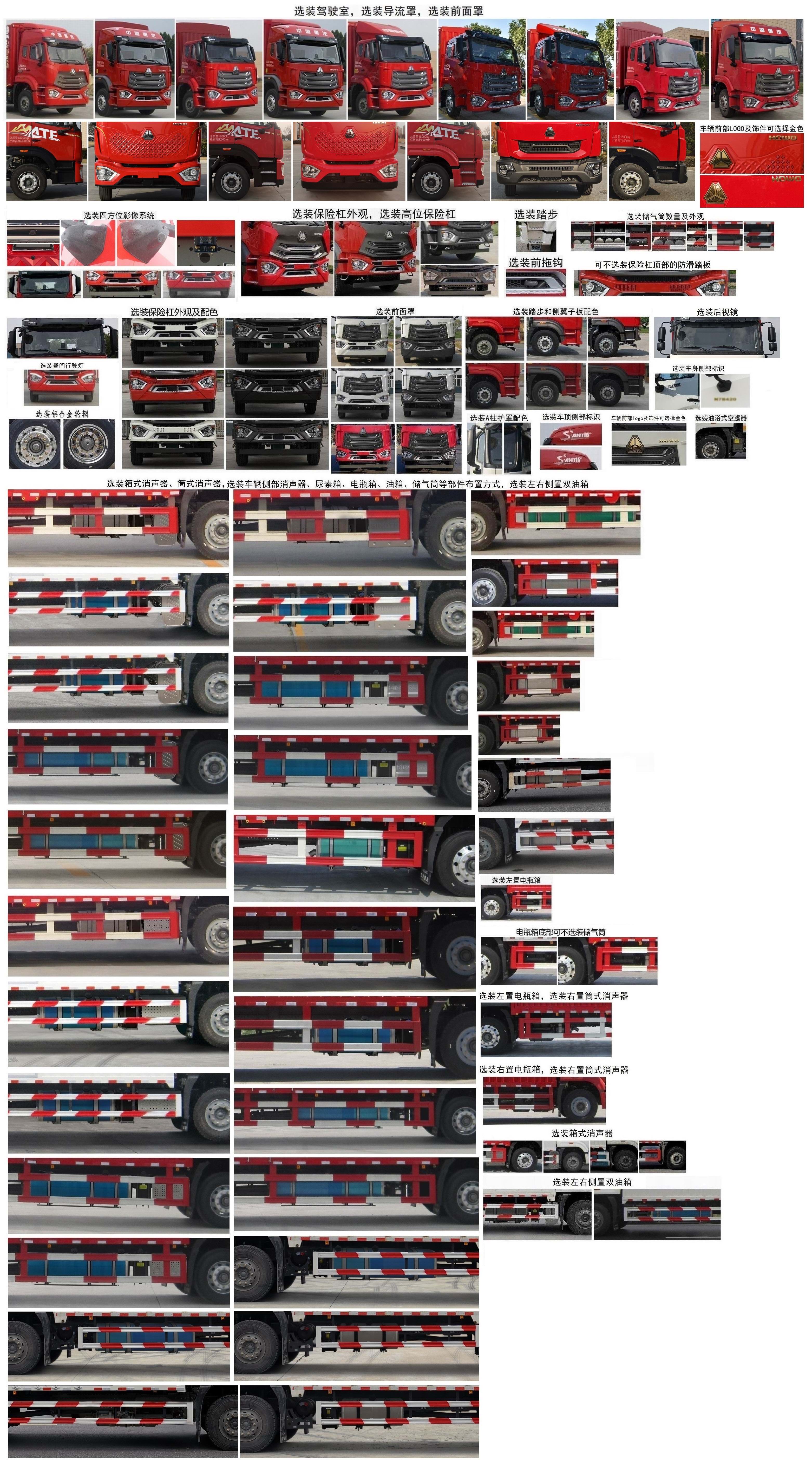 豪沃牌ZZ5187CCYK511JF1仓栅式运输车公告图片