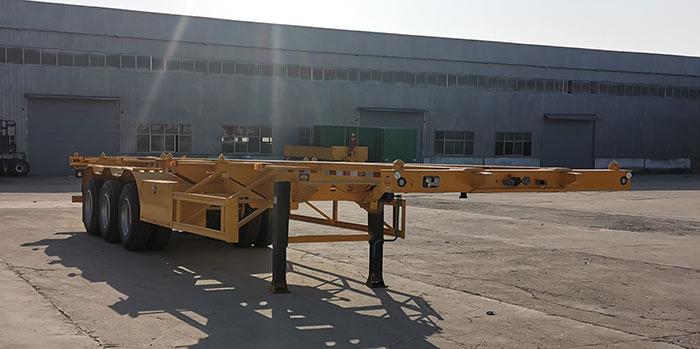 金蚂蚁牌13米34.4吨3轴集装箱运输半挂车(SCA9401TJZ)