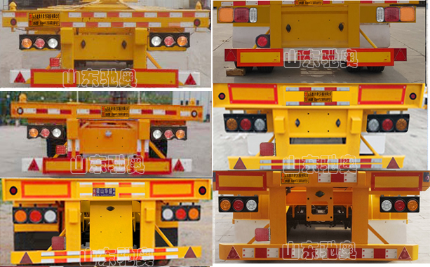 金蚂蚁牌SCA9401TJZ集装箱运输半挂车公告图片