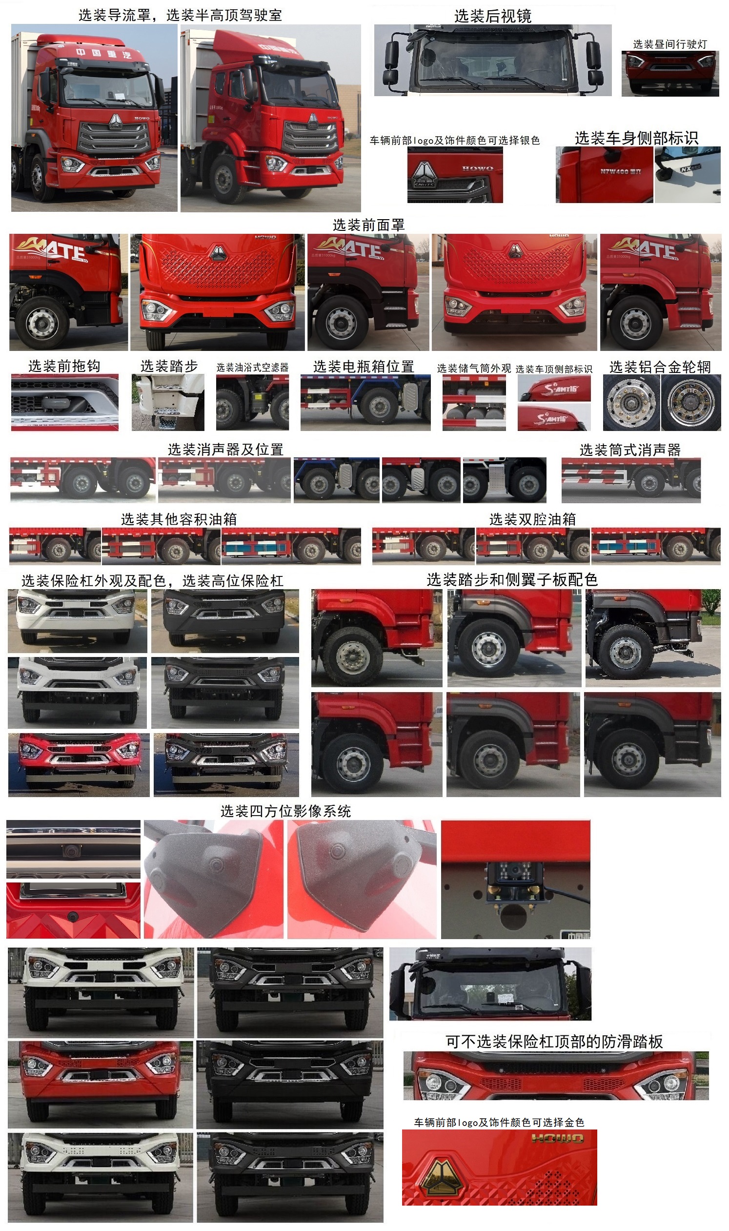 豪沃牌ZZ5317XYKV466JF1翼開啟廂式車公告圖片