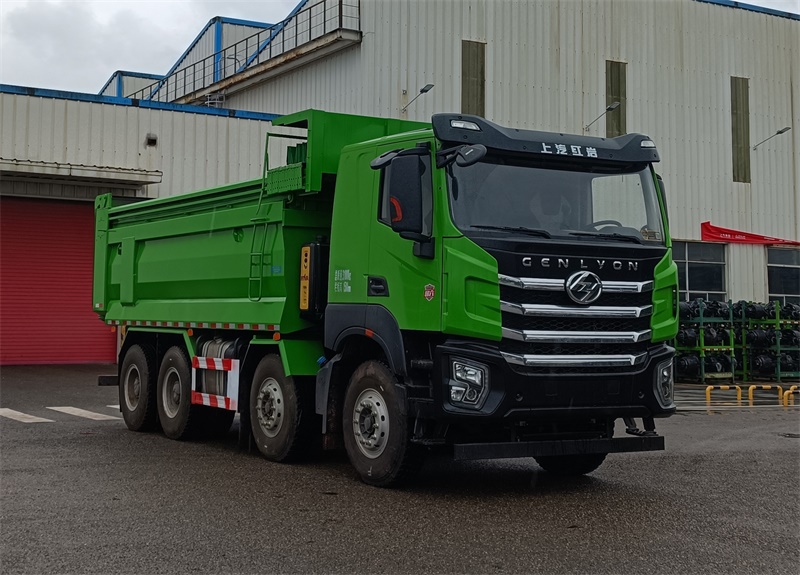 紅巖牌CQ5317ZLJSV09256自卸式垃圾車公告圖片