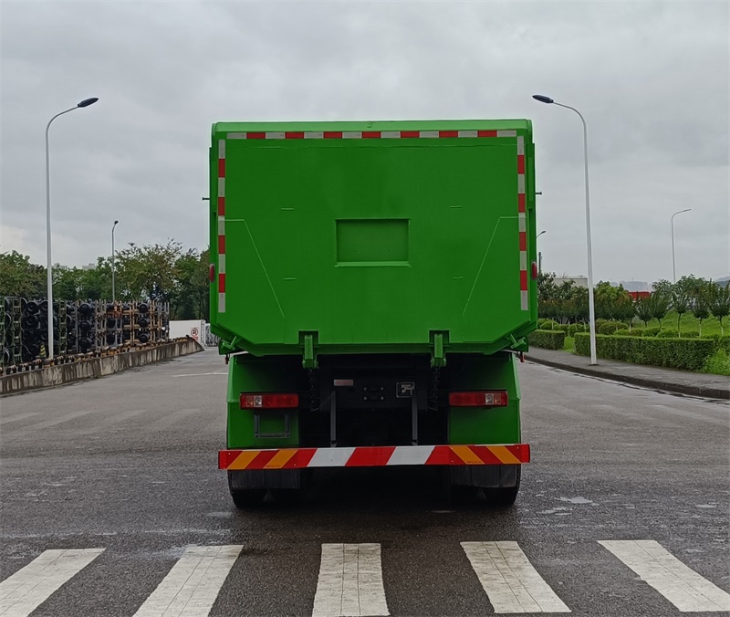 紅巖牌CQ5317ZLJSV09256自卸式垃圾車公告圖片