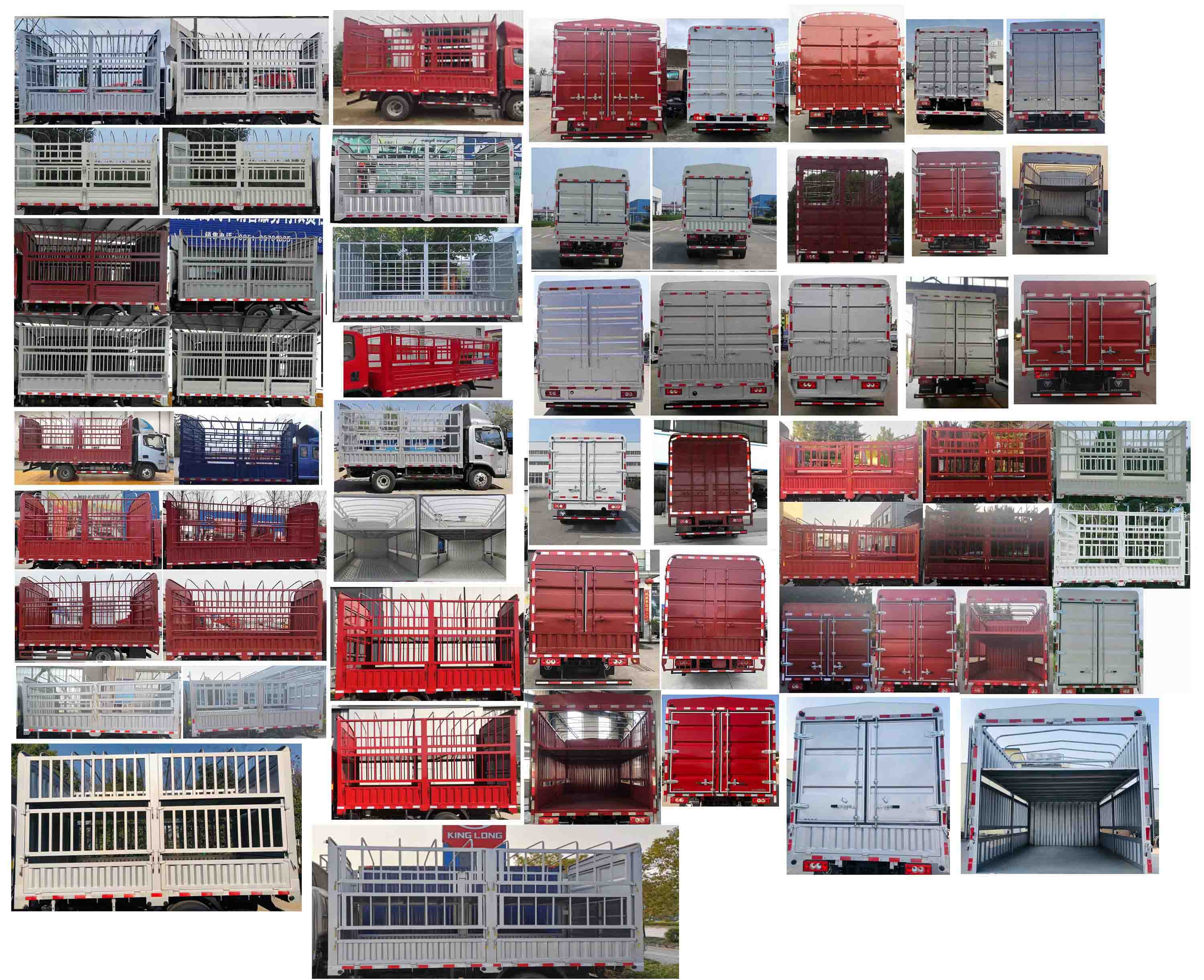 福田牌BJ5048CCY9JEA-AB2倉柵式運(yùn)輸車公告圖片