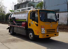 中洁牌XZL5073GQW6清洗吸污车