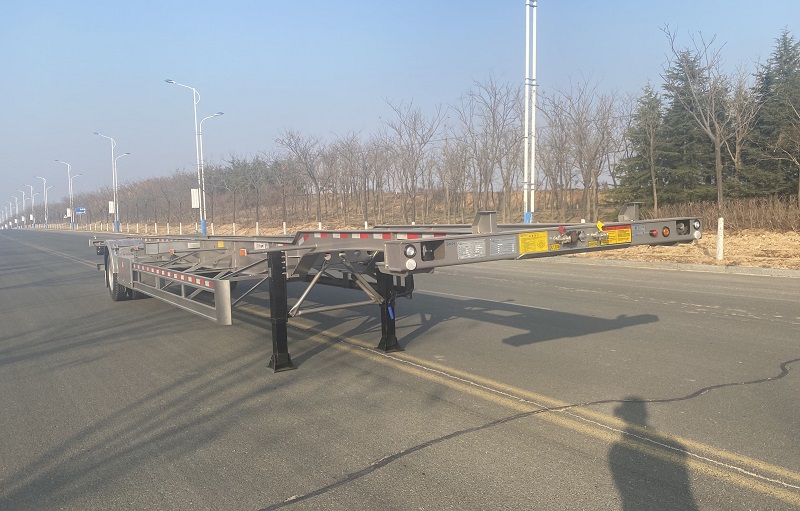 中集牌ZJV9180TJZDY空载集装箱运输半挂车公告图片