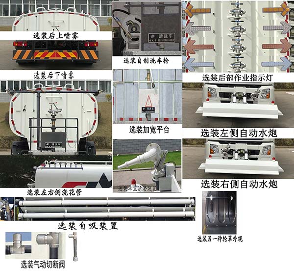 福龙马牌FLM5182GQXDF6清洗车公告图片