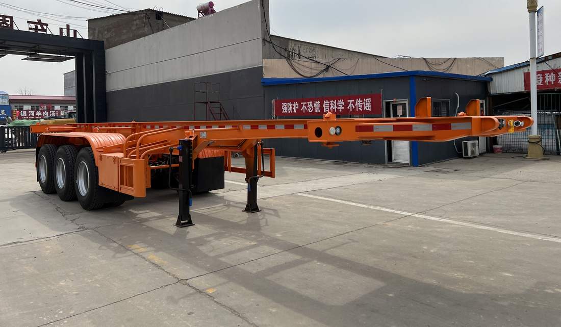 恩信事业牌10米35.6吨3轴集装箱运输半挂车(HEX9400TJZ30)