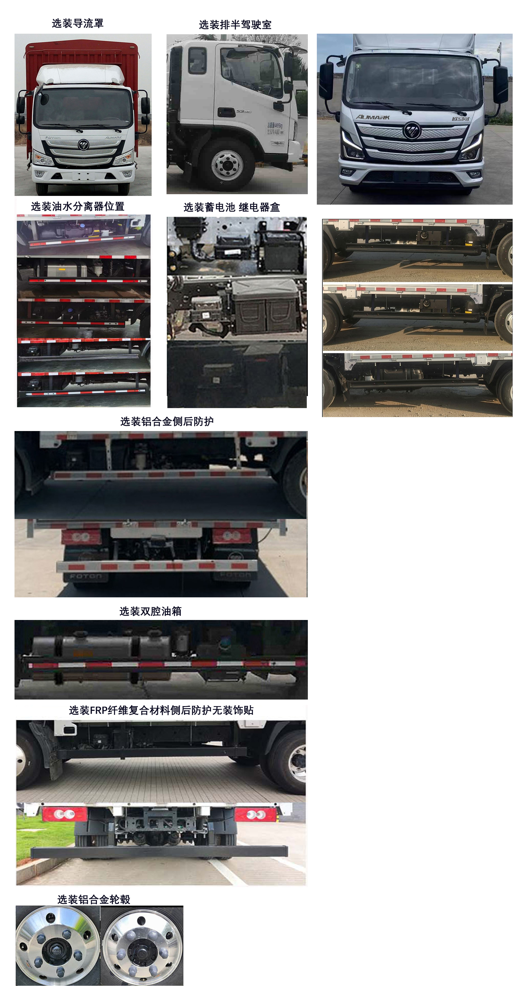 福田牌BJ5048CCY-FM8仓栅式运输车公告图片