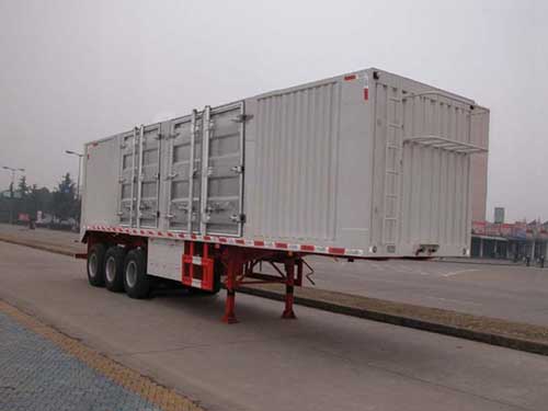 华威驰乐牌13米31.5吨3轴厢式运输半挂车(SGZ9400XXYA)