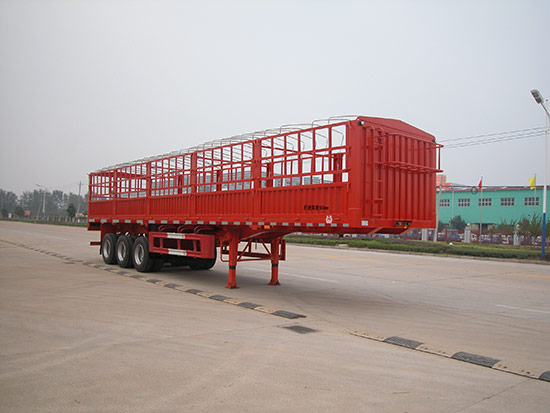 华威驰乐牌12.1米24吨3轴仓栅式运输半挂车(SGZ9310CXY)