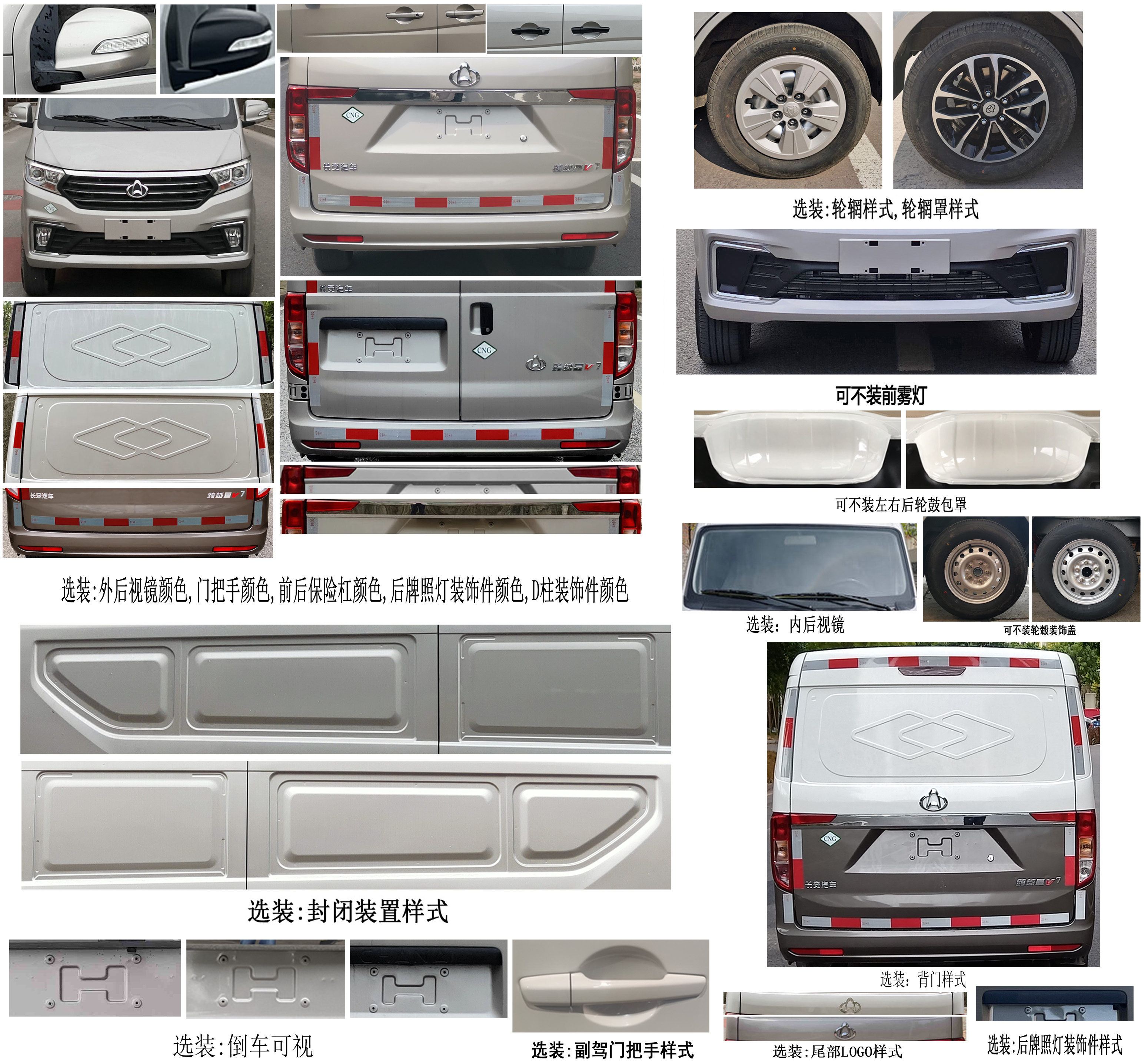 長安牌SC5021XXYPQ6B2NG廂式運輸車公告圖片