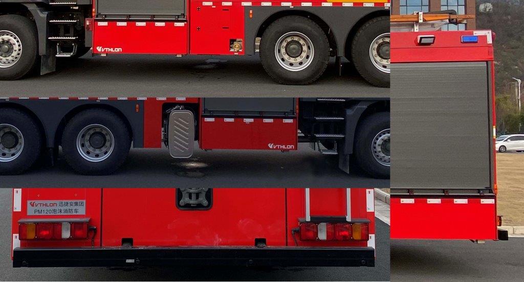 威速龙牌LCG5290GXFPM120/SK泡沫消防车公告图片
