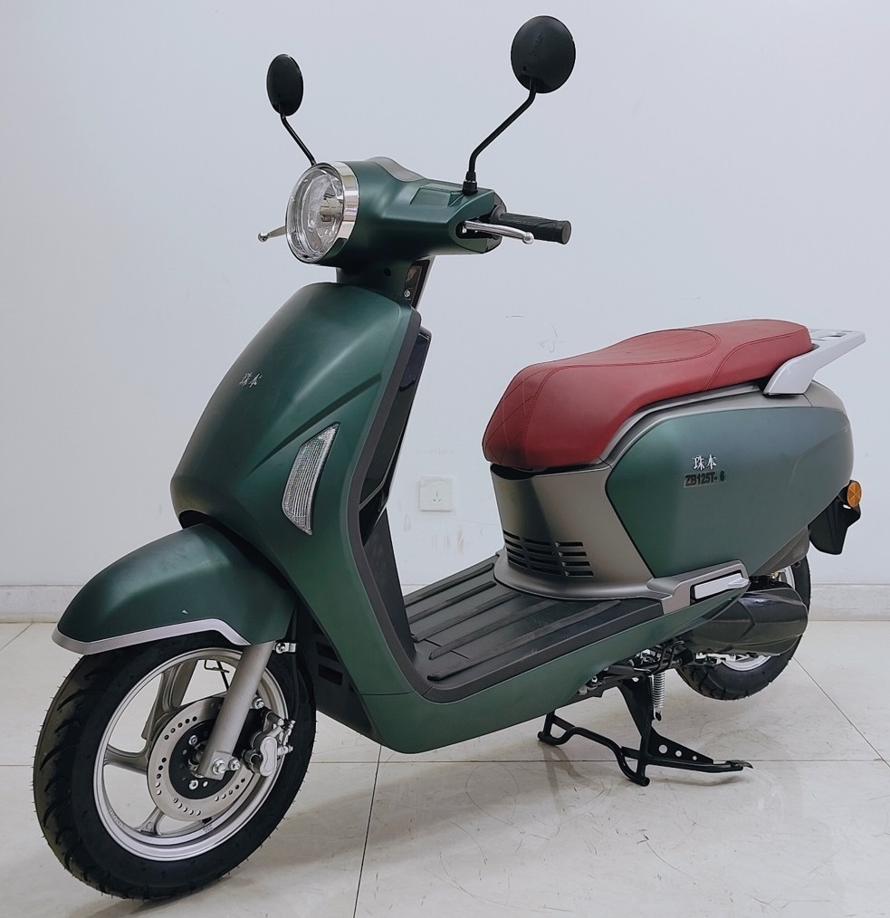 ZB125T-6 珠本牌124CC汽油前盘式后鼓式两轮摩托车图片